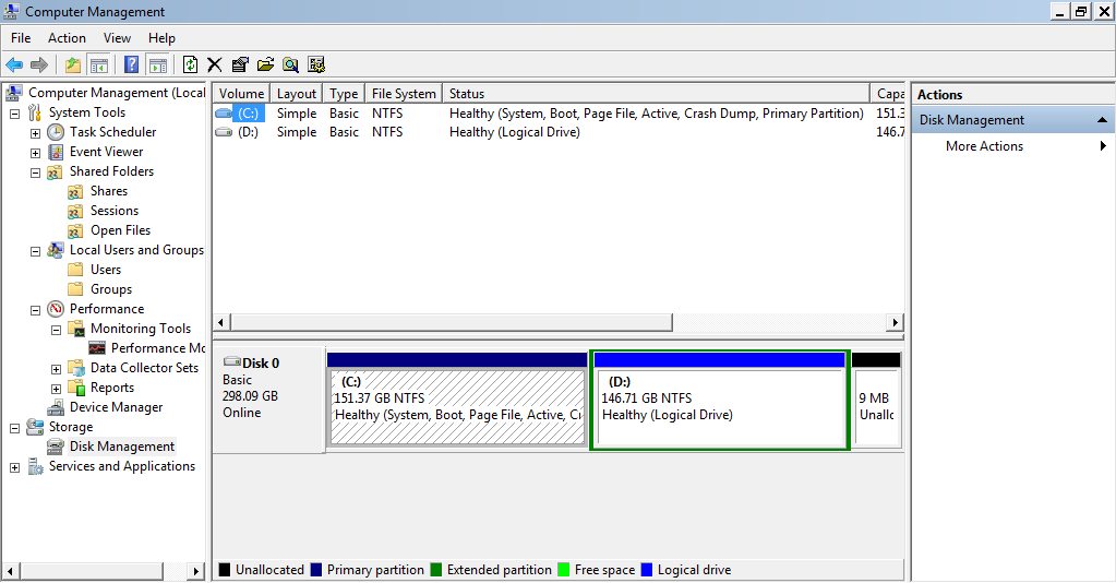 disk management utility