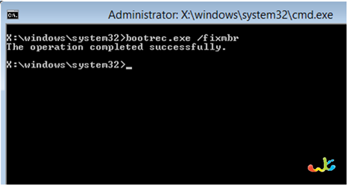 bootrec /fixmbr